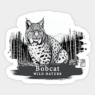 Bobcat - WILD NATURE - BOBCAT -11 Sticker